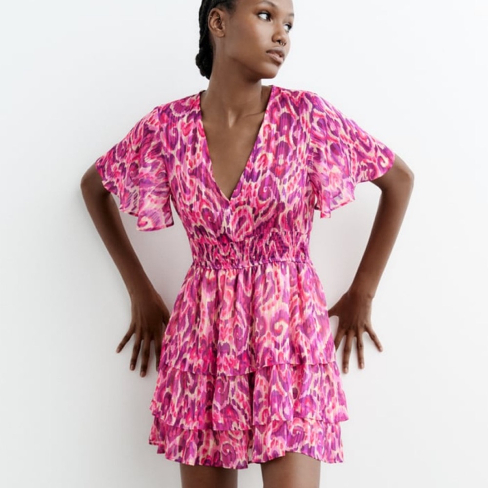 Zara pink dress